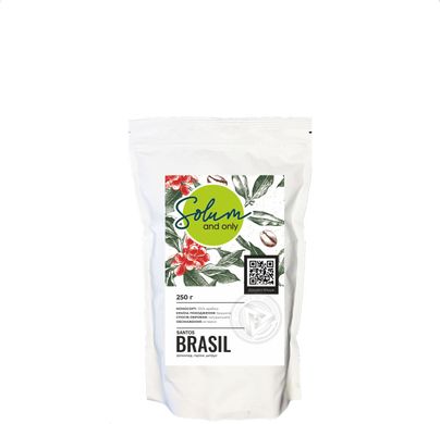 Кофе Solum Brasil Santos Dark, 250 г